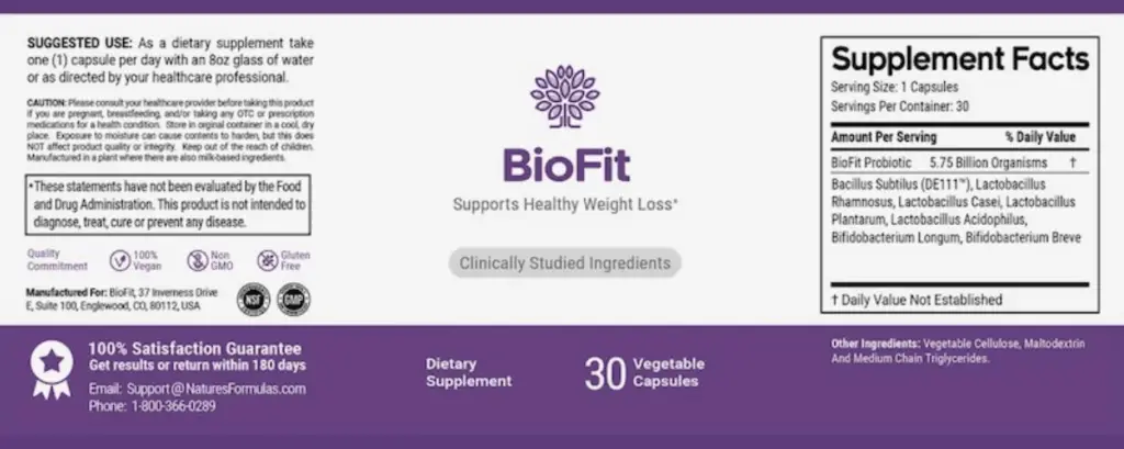 BioFit Weight Loss Probiotic Reviews