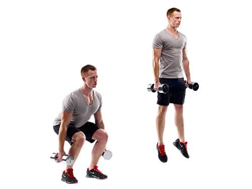 Quad Workouts with Dumbbells for Advance