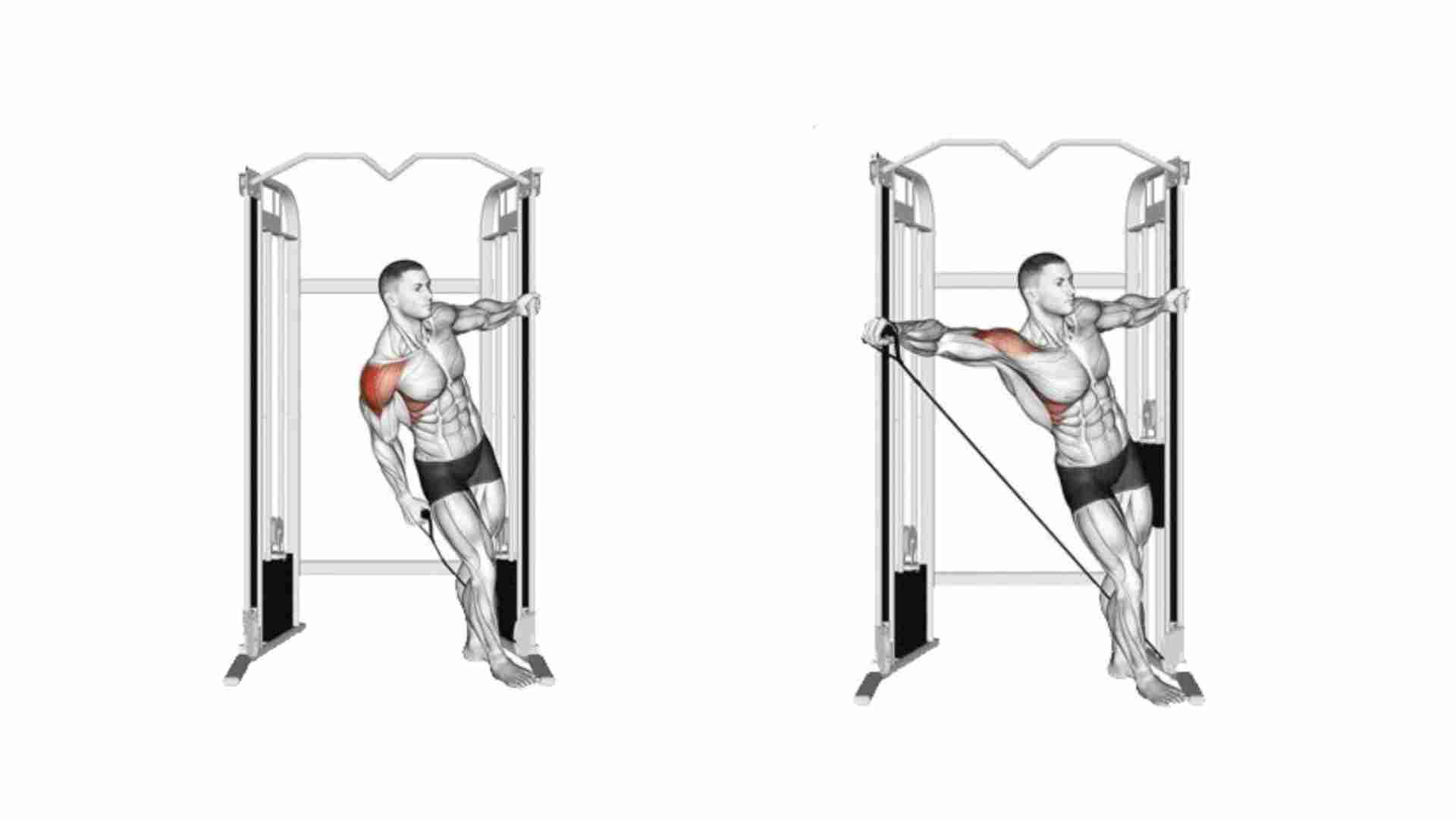 One Arm Lateral Cable Raise Effective Shoulder Exercise