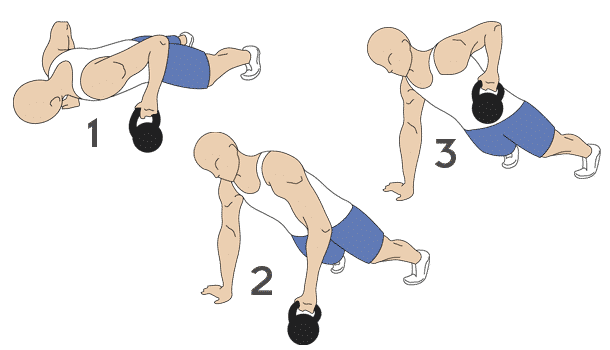 Kettlebell Triceps Push-Up