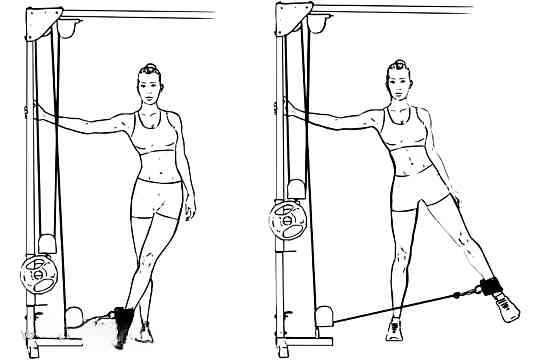 Cable Hip Abductions