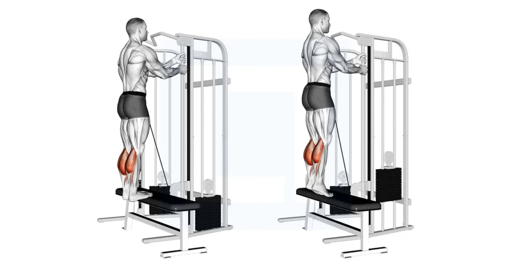 Cable Standing Calf Raises